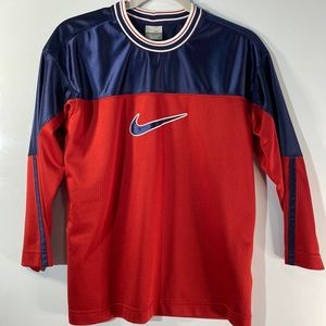 Nike shirt/ jersey, M(10-12), Blue, Red